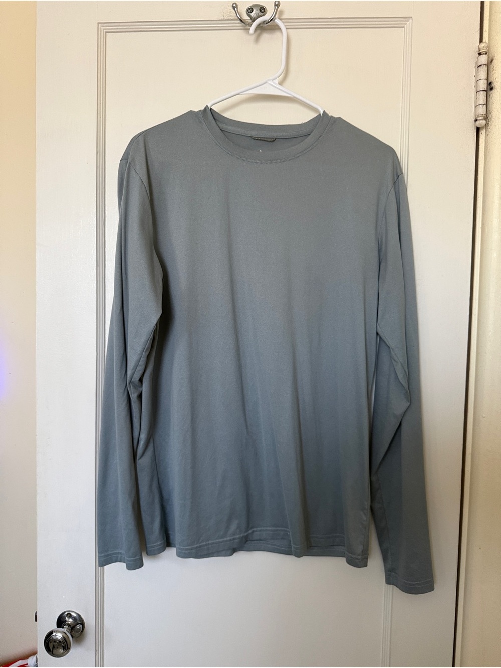 REI Men's Long Sleeve Crewneck Shirt - Slate Blue